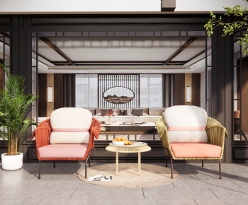 New Chinese Style Courtyard/landscape-ID:109169543