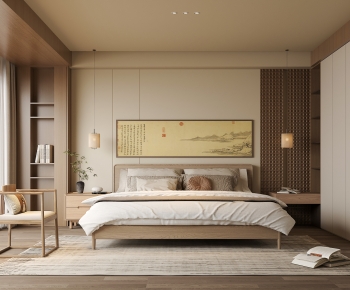 New Chinese Style Bedroom-ID:624289044