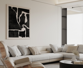 Modern A Living Room-ID:837491998