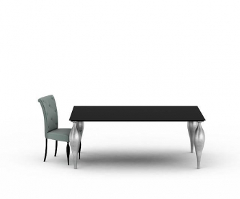 Simple European Style Dining Table And Chairs-ID:433276898