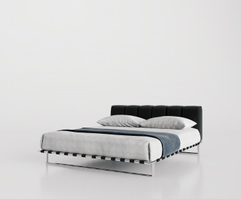 Modern Double Bed-ID:821902993
