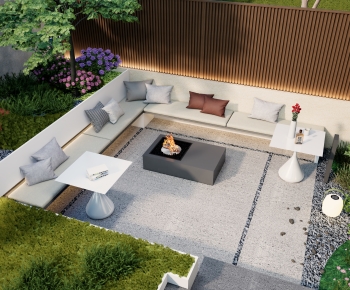 Modern Courtyard/landscape-ID:787209995