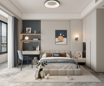 Modern Boy's Room And Son's Room-ID:416016109