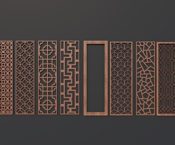 New Chinese Style Wooden Screen Partition-ID:169523004