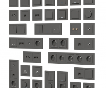 Modern Switch Socket Panel-ID:692086949