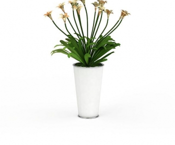 Modern Potted Green Plant-ID:172156106