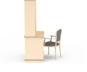 Modern Computer Desk And Chair-ID:512595895