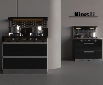 Modern Kitchen Electric Gas Range-ID:194361934