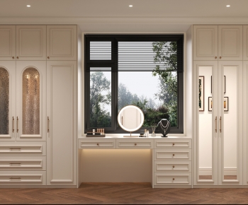 French Style Clothes Storage Area-ID:526555068