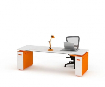 Modern Office Desk And Chair-ID:475720885