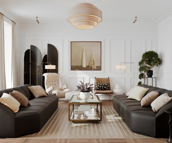 French Style A Living Room-ID:905277018