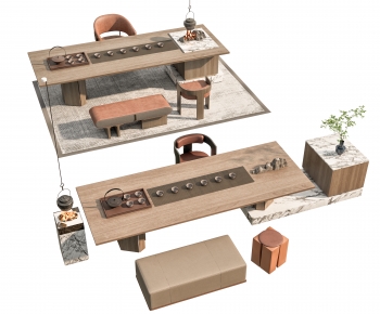 New Chinese Style Tea Tables And Chairs-ID:582583904
