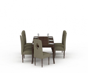 Modern Dining Table And Chairs-ID:105164057