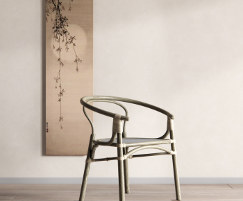 Wabi-sabi Style Dining Chair-ID:141750103
