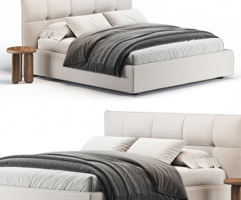Modern Double Bed-ID:932395949