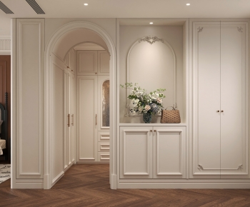 French Style Clothes Storage Area-ID:569889075