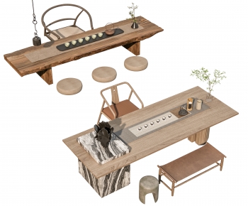 New Chinese Style Tea Tables And Chairs-ID:916901115