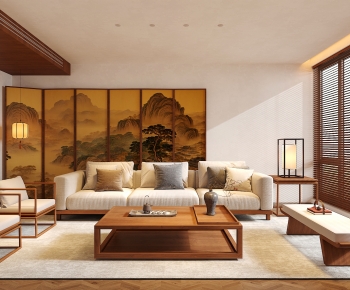 New Chinese Style Tea Tables And Chairs-ID:850965024
