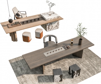 New Chinese Style Tea Tables And Chairs-ID:120379969