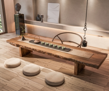 New Chinese Style Tea Tables And Chairs-ID:945846085