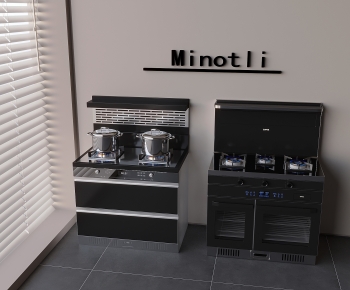 Modern Kitchen Electric Gas Range-ID:374594936