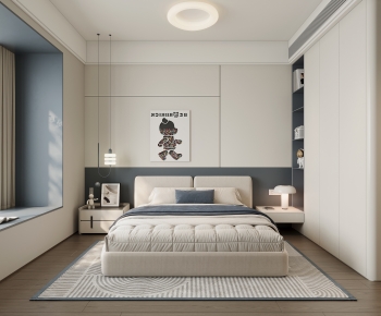 Modern Boy's Room And Son's Room-ID:684242013