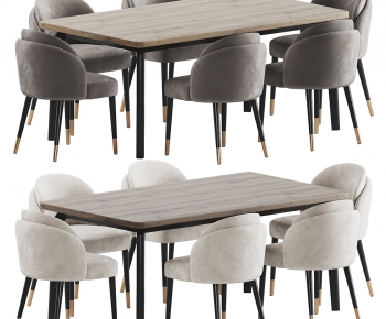 Modern Dining Table And Chairs-ID:317141061