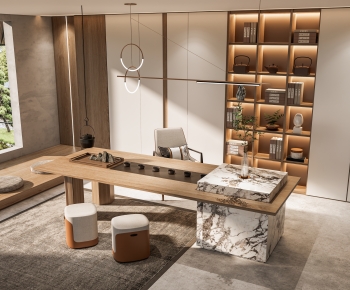 New Chinese Style Tea Tables And Chairs-ID:167471894