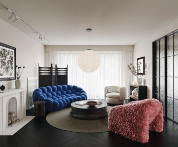 French Style A Living Room-ID:957097059