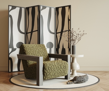 Modern Single Sofa-ID:505295046