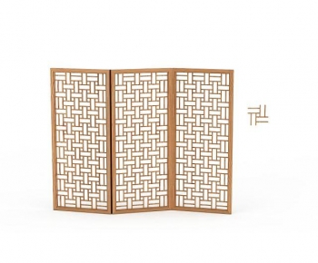 New Chinese Style Wooden Screen Partition-ID:125081061
