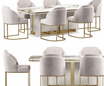 Modern Dining Table And Chairs-ID:926151045