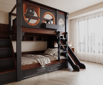 Modern Bunk Bed-ID:655688052