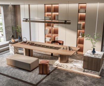New Chinese Style Tea Tables And Chairs-ID:425184972
