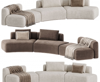 Modern Curved Sofa-ID:427499062
