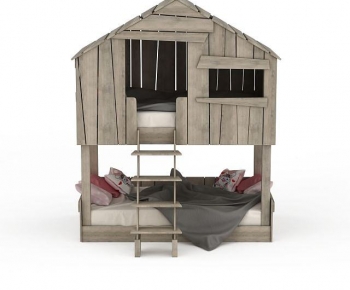 Modern Bunk Bed-ID:119824892