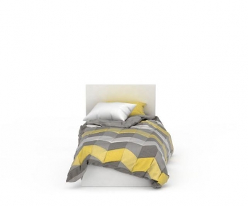 Modern Single Bed-ID:474111081