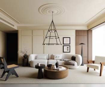 French Style A Living Room-ID:483089926