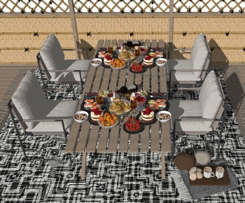 Modern Outdoor Tables And Chairs-ID:487461171