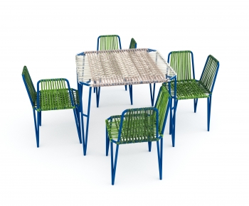 Modern Dining Table And Chairs-ID:529969935
