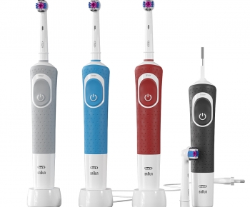 Modern Toothbrush And Toothpaste-ID:615917928