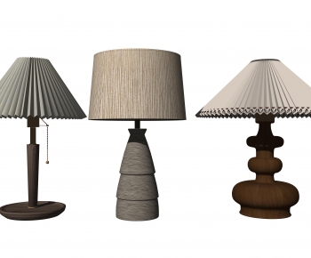 Wabi-sabi Style Table Lamp-ID:719985963