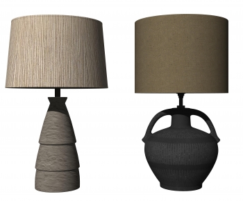 Wabi-sabi Style Table Lamp-ID:171144015