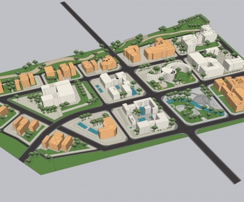 Modern Architectural Bird's-eye View Planning-ID:451579092