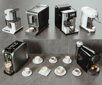 Modern Kitchen Electric Coffee Machine-ID:910450942