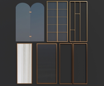 Modern Glass Screen Partition-ID:151200328