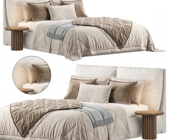 Modern Double Bed-ID:839682102