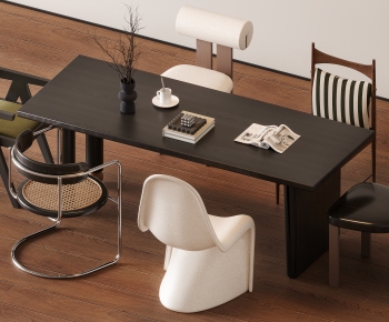 Modern Dining Table And Chairs-ID:592971091