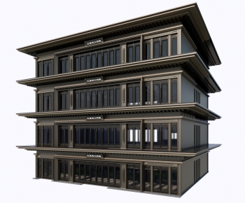 New Chinese Style Architecture Of Artistic Style-ID:354631909