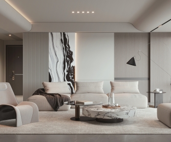 Modern A Living Room-ID:519540391